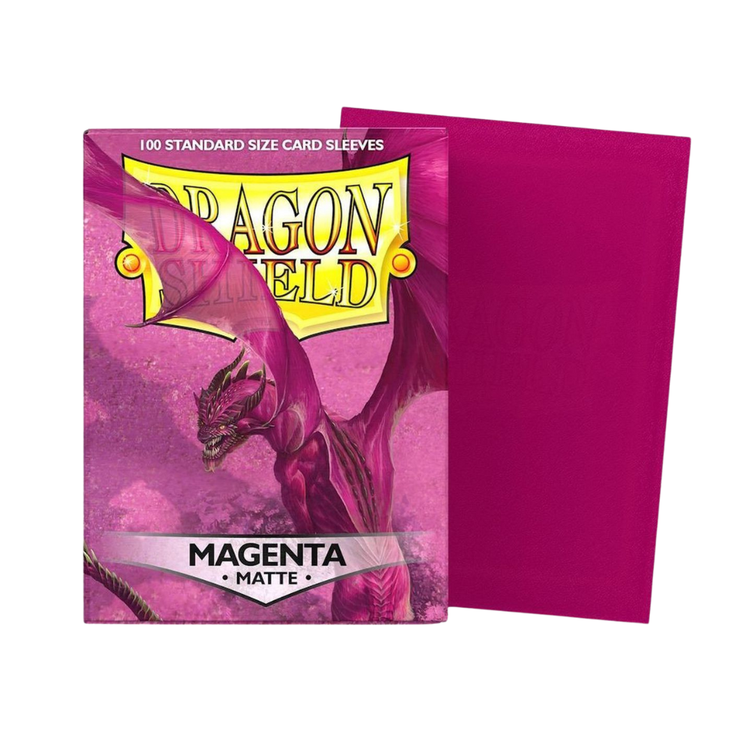 100 Dragon Magenta Matte Protectores Shield Standard