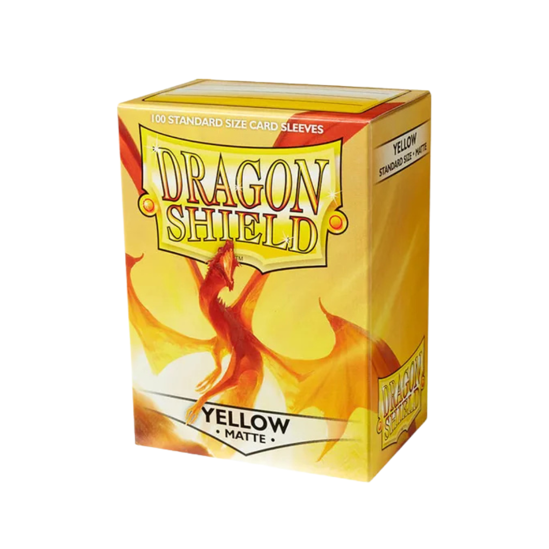 100 Dragon Matte Protectores Shield Standard Yellow