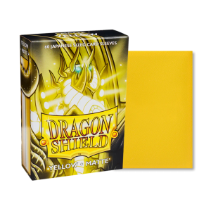 Protectores Dragon Shield yellow 60 matte japanese