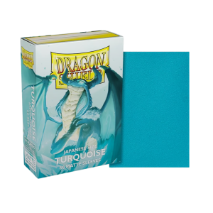 Protectores Dragon Shield Sleeves – Japanese- Matte Turquoise