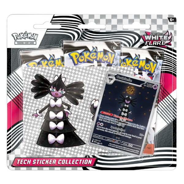 Tech Sticker Collection White Flare